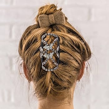ヘアアクセサリー perverze double comb clip Amazon.com : LOVEF 2 Pieces Stretchy Double Comb Hair Clip